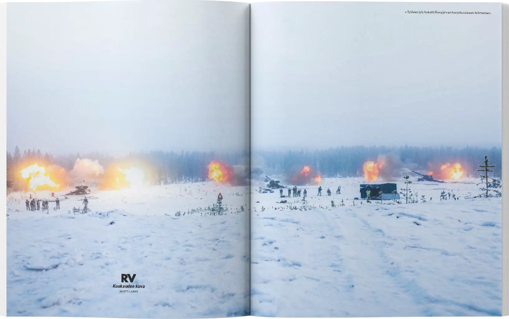 Spread from the 17/20 issue of the Ruotuväki newspaper.
